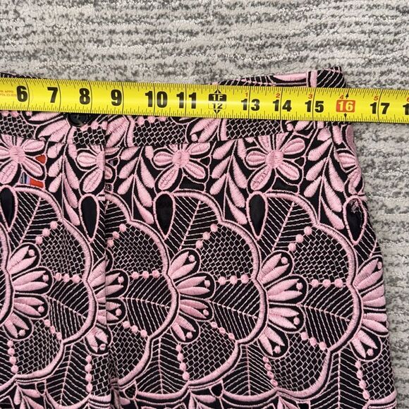 NWT La Double J Patterned Culotte Pants SANGALLO FLOWER Large Pink - Picture 8 of 14